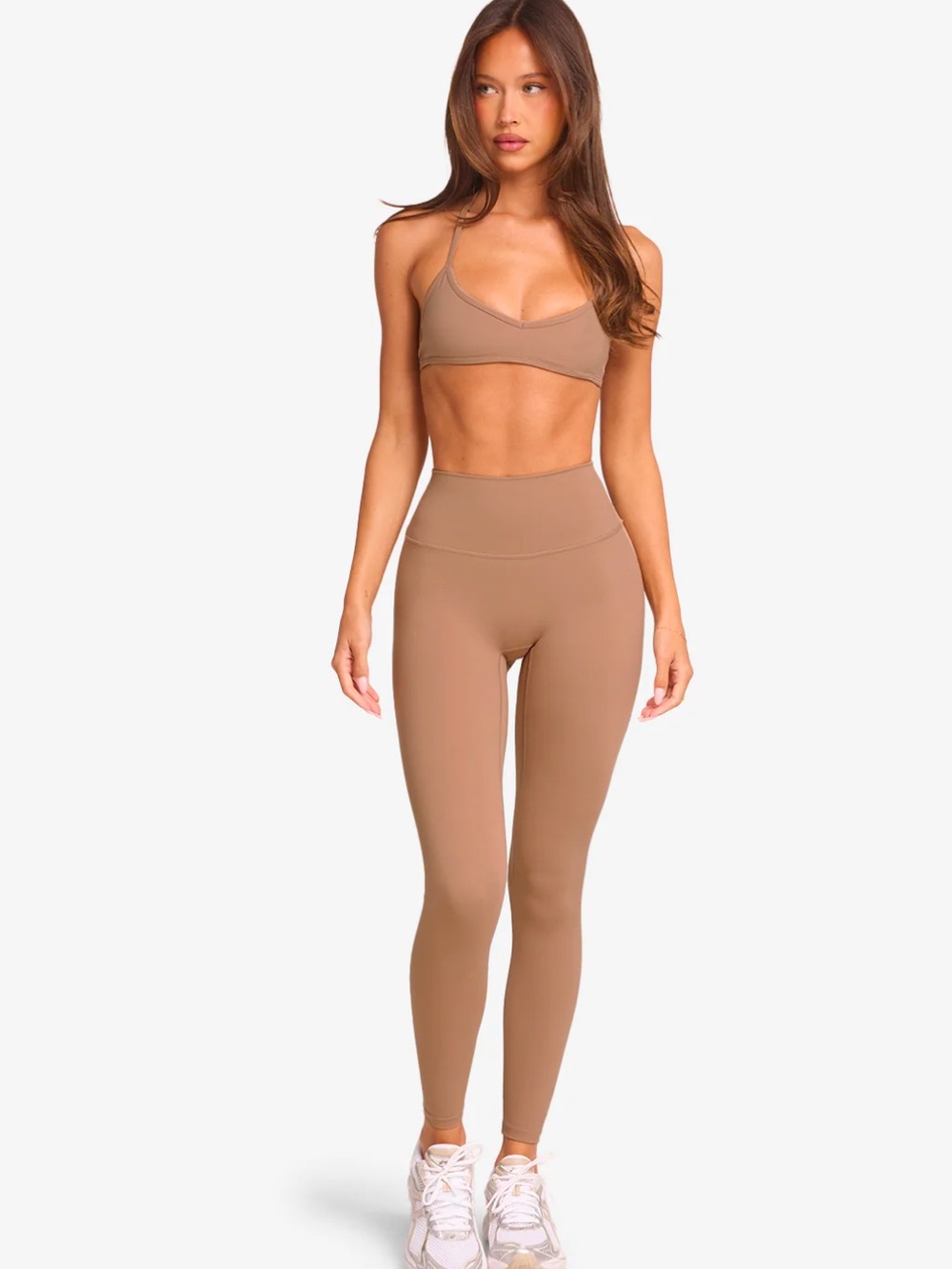 NWOT CSB CROP SHOP BOUTIQUE FREEDOM LEGGINGS - Toffee - Small